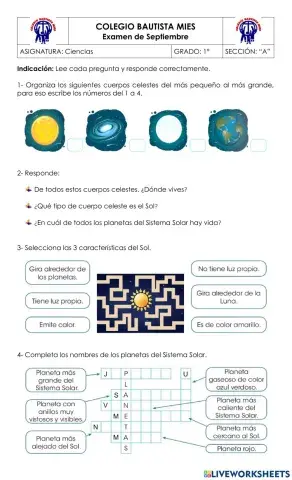 Examen de septiembre