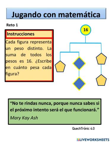 Juganto con matemática