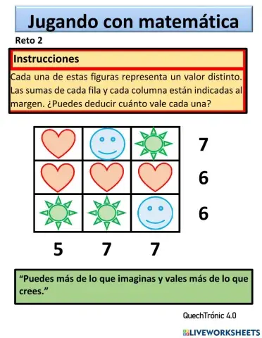 Jugando con Matemática