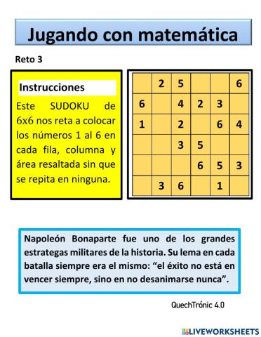 Jugando con Matemática