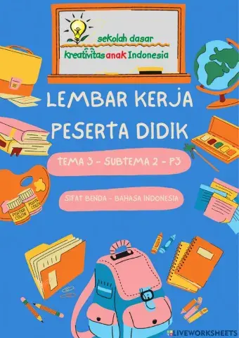 LKPD Tema 3 - Subtema 2 - Pembelajaran 3 (Bahasa Indonesia)