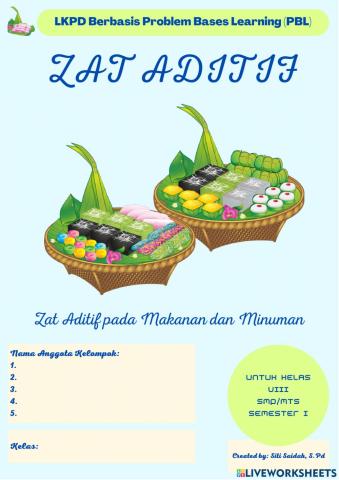 LKPD Zat Aditif (Aksi 3)