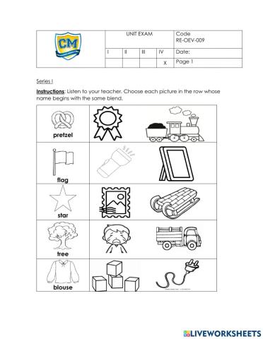 Listening 4th unit exam