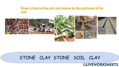 Soil and stone usae