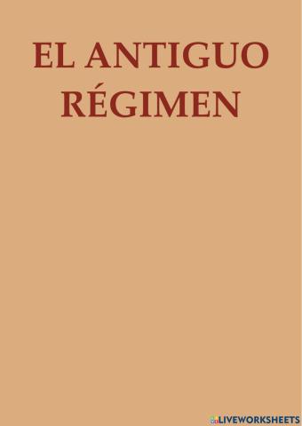 Antiguo régimen