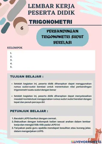 Trigonometri sudut berelasi