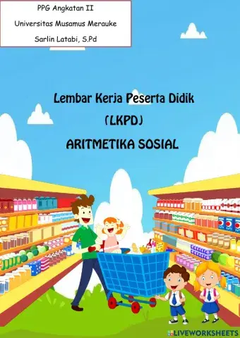 LKPD Berbasis PBL Materi Aritmetika Sosial