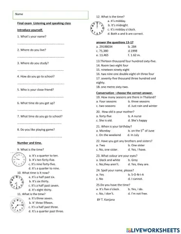 Conversation and time