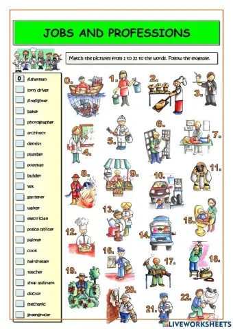 Jobs and professions