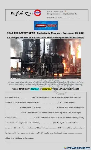 Breaking News Explosion in Neuquen 2022