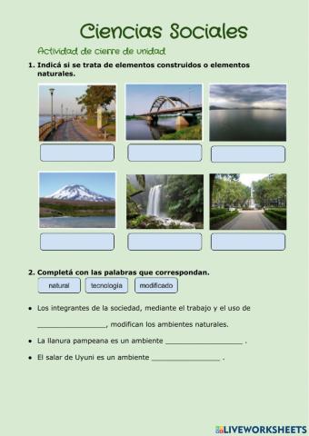 La diversidad de ambientes y recursos