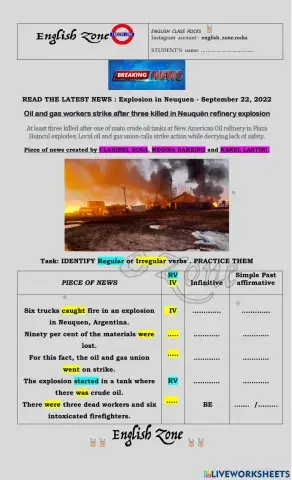 Breaking News Explosion in Neuquen 2022