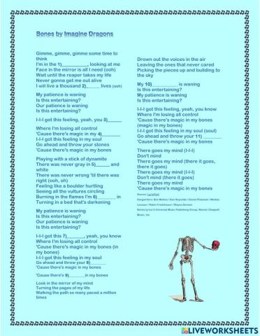 Bones by Imagine Dragons