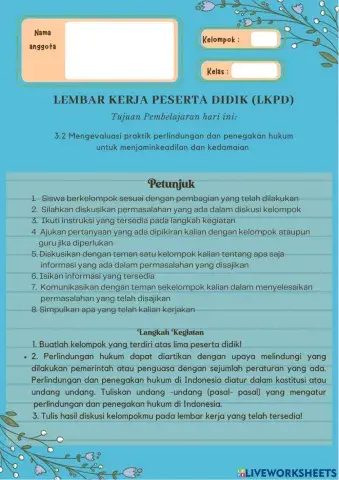 Konsep perlindungan dan penegakan hukum