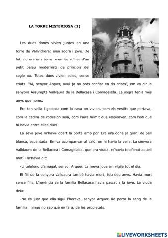 La torre misteriora 1
