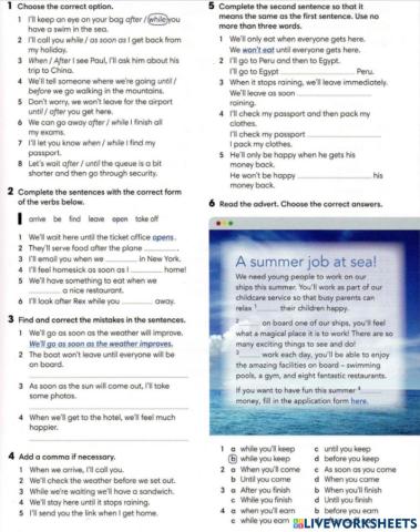 Wider words 3 time clauses