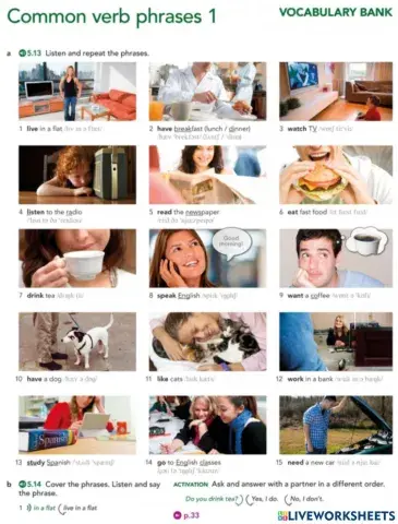 Common verb phrases 1