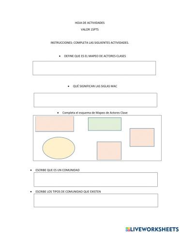 Mapeo de actores clave