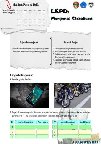 LKPD Pengertian Globalisasi