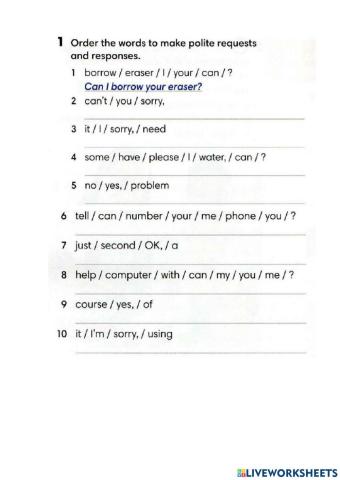 Wider World 1 - Unit 4.6 - Speaking