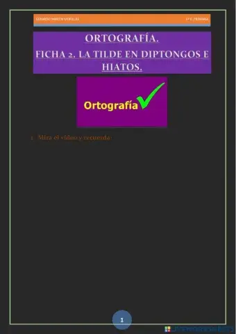 Taller de ortografía 2.6º.