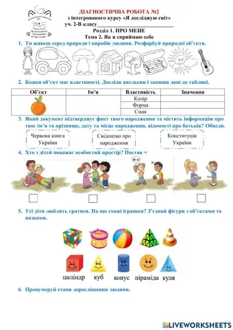 Діагностувальна робота 2