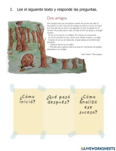 El cuento, los hechos