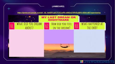 My last dream or nightmare