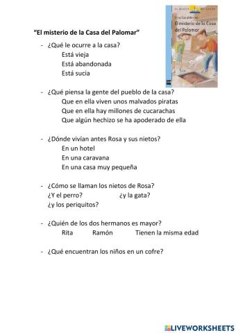 El misterio de la Casa del Palomar