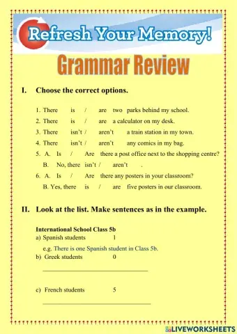 Unit 2. Around your Town