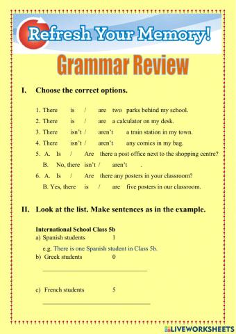 Unit 2. Around your Town