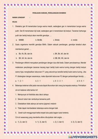 Ph persilangan dihibrid