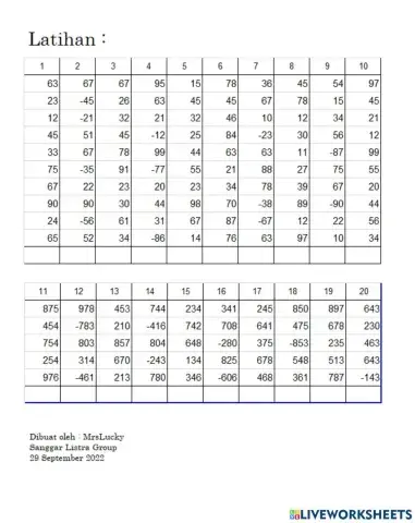 Latihan pul 10 bar rat 5 bar 2nd