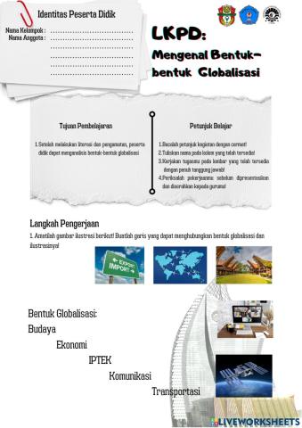 LKPD Bentuk Globalisasi