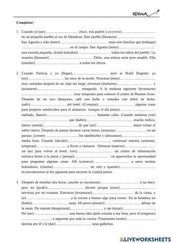 Perfecto simple-Imperfecto 00