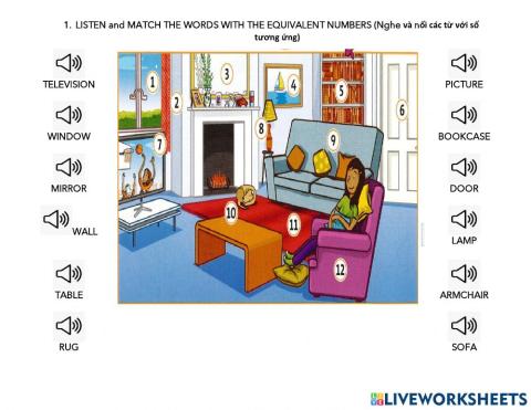 GRFS:unit 2 at home L.1 words