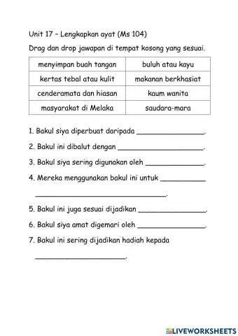 Tahun 2 Unit 17 Ms 104
