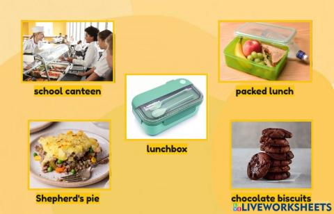 School lunch's words