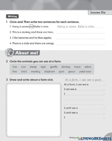 FF 2 unit 13 writing