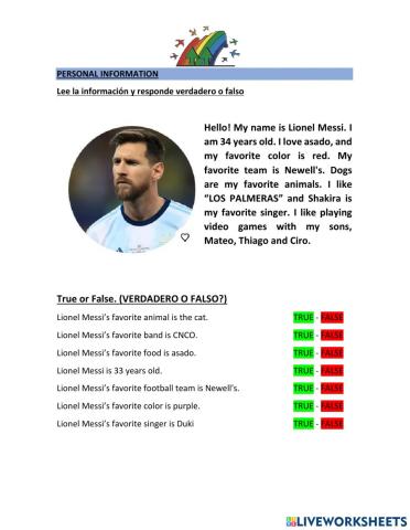 Personal Information