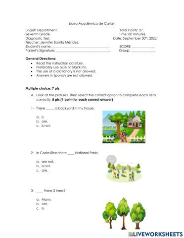 Getting Back to Nature Unit 3