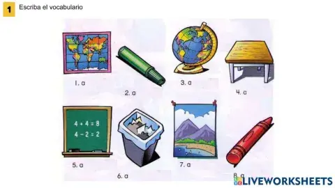 This is a.. School Objects