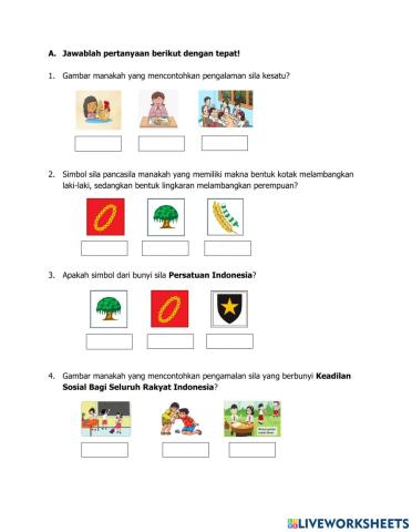 Simbol sila-sila pancasila dan hubungannya