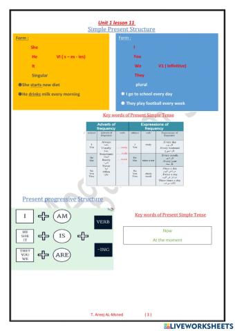 Mega goal 5 - unit 1 lesson 11