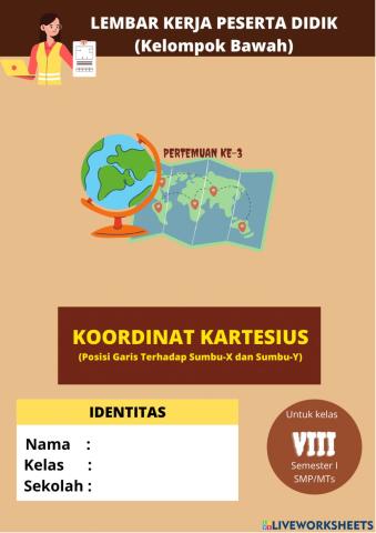 Lkpd posisi garis terhadap sumbu-x dan sumbu-y