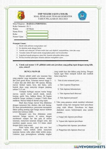 Pts 9 Bahasa Indonesia