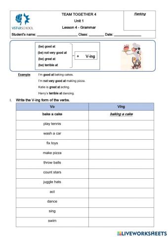 TT4-English-Unit 1-Grammar-Lesson 4