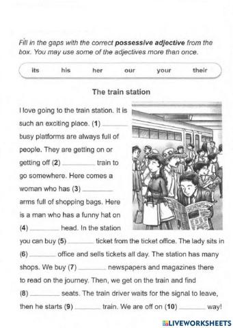 Possessive Adjectives-  Using  -have- to Show Possession
