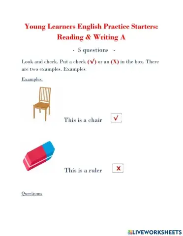 Reading & Writing A,B,C - FInal Test Tata English