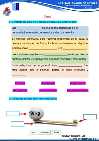 Las máquinas simples